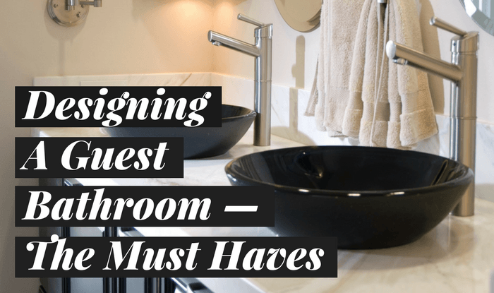 5 must-haves for a guest bathroom, according to designers